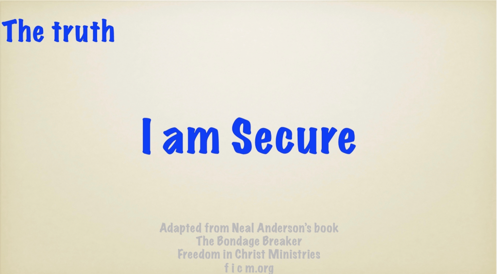 The truth I am Secure